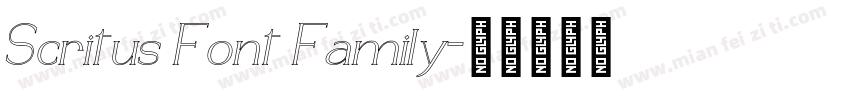Scritus Font Family字体转换